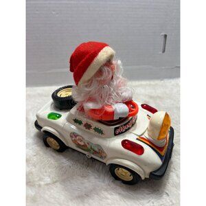 Merry Christmas Santa Claus 1980’s cartoon battery operated car